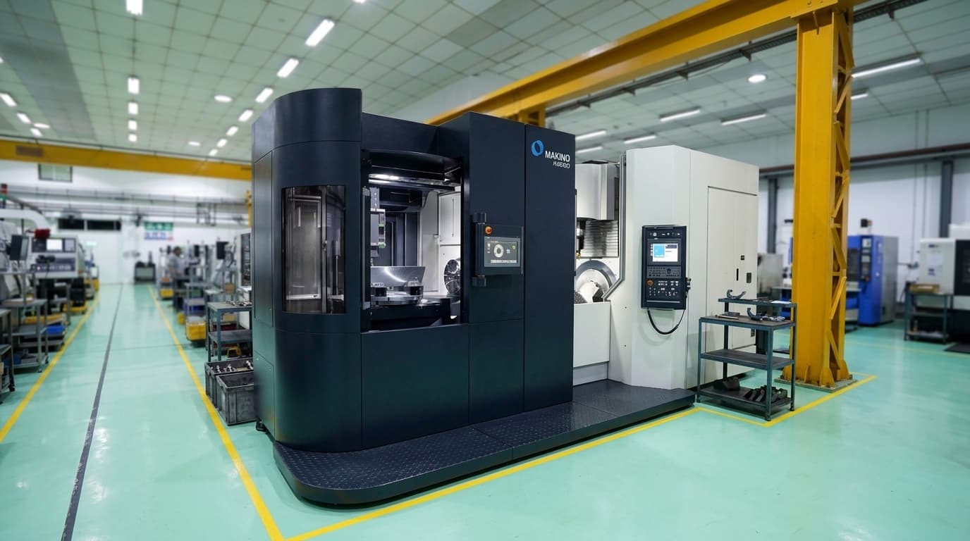Makino DA500 5-axis CNC machining center with automated pallet system at Shine Precision Singapore